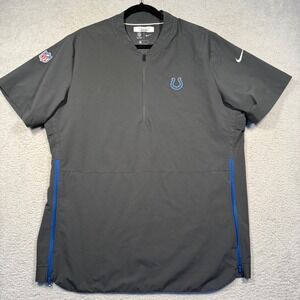 Nike Indianapolis Colts‎ NFL Onfield Short Sleeve Coachs Shirt L Team Issue